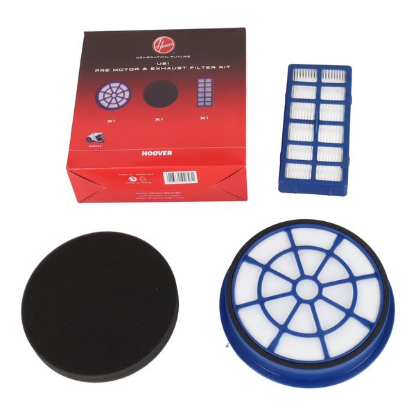 sparefixd U81 BR71BR02 for Hoover Breeze PET PRE Post Motor Filter KIT