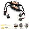 CGEAMDY 2 Pieces Decoder Anti Flicker Harness, LED Bulbs Error Free Anti Flickering Resistor Decoder, EMC Canceller LED Decoder, Headlight Bulb Warning Canceller Error Free Resistor(H7)