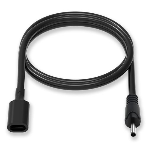 3.28ft USB C to 3.5mm x1.35mm Adapter Cable,Supply Adapter Power Cable Made for Webcam Router,IP Camera, Electric Toothbrush, LED Strip Light,Portable for Outdoor Test, Studio and Travel