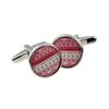 Christmas Jumper Design Round Cufflinks Presented in a Cufflink Box