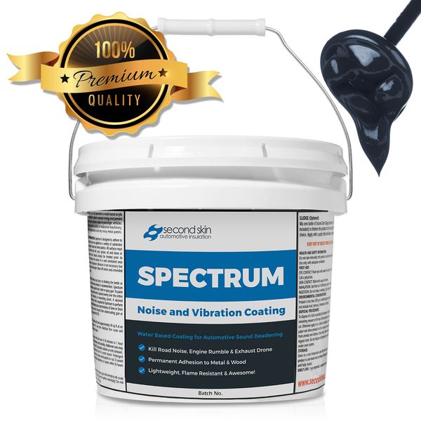 SECOND SKIN SPECTRUM™ LIQUID SPRAY ON DEADENER - 1 Gallon - 20 sqft 