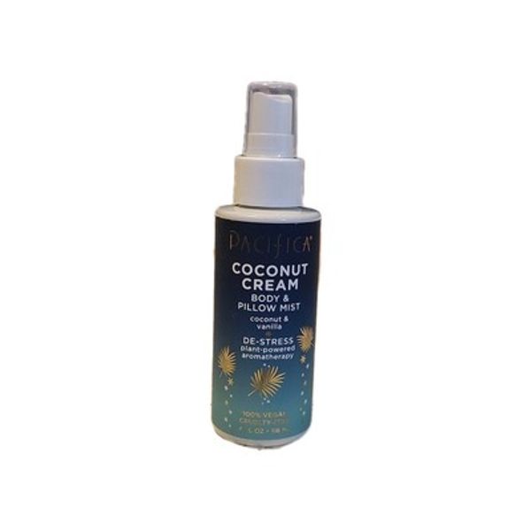 PACIFICA Coconut Cream Body Pillow Mist Spray  Vegan 4 fl oz HTF  NEW