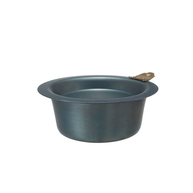 LOGOS 81062254 Iron Craftsman Stacked Dutch Pot S Blue [Pot] (Approx.) Diameter 4.9 / 4.1 x Height 2.4 inches (12.5 / 10.5 x 6 cm)