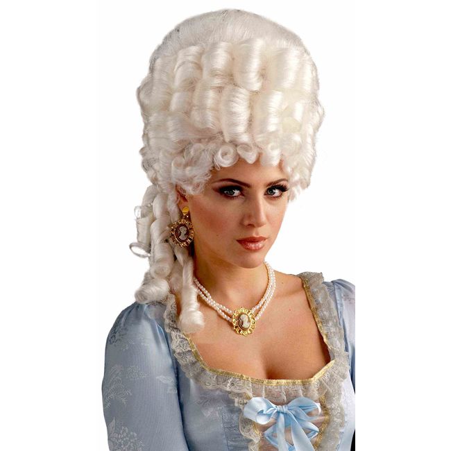 Forum Novelties Women's Marie Antoinette Wig Adult Costume Accessory, Platinum Blonde, One Size