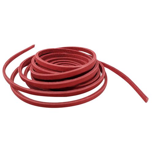TOFL Softball and Baseball Glove Laces | Mitt Lace Glove Repair Lacing for Catchers Glove | Leather Laces Only Without Lacing Needle| Cardinal Red 2