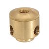 B&P Lamp® 1 1/8" Brass Cluster Body, 3-Light
