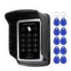 Diginex RFID Access Control Keypad Keyboard Waterproof Cover for Door Locks Access Control System + 10pcs Blue RFID Keychains