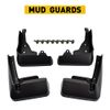 4PCS FRONT+REAR SPLASH GUARDS MUD FLAPS For 20-21 Toyota Corolla 4dr sedan E210