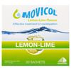 Movicol Sachets for Relieve of Constipation to Restore Comfortable Bowel Movements - Lemon - Lime Flavor - 30 Sachets