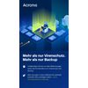 Acronis Cyber Protect Home Office 2023 , Advanced , 500 GB Cloud-Space , 1 PC/Mac , 1 Year , Windows/Mac/Android/iOS , Internet Security with Backup , Activation Code by post