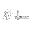 Iron/Dove Eye Bolt (Wit) W5/8 (1 Pack)