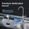 Waterdrop 17UB Under Sink Water Filter System, with Dedicated Brushed Faucet