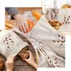 2-Pack Reusable Bread Bags for Homemade Bread – Storage Bags with Drawstring Closure,30x40 cm