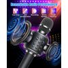 Micrófono de karaoke Bluetooth, micrófono inalámbrico recargable, fácil de usar