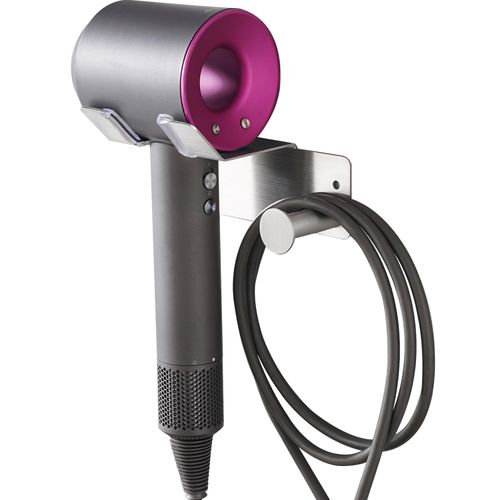 Hair Dryer Holder, Hair Dryer Holder Wall Mounted, Self Adhesive Blow Dryer Holder, Stainless Steel Dyson Hair Dryer Holder, Hairdryer Holder for Bathroom BANJEKT