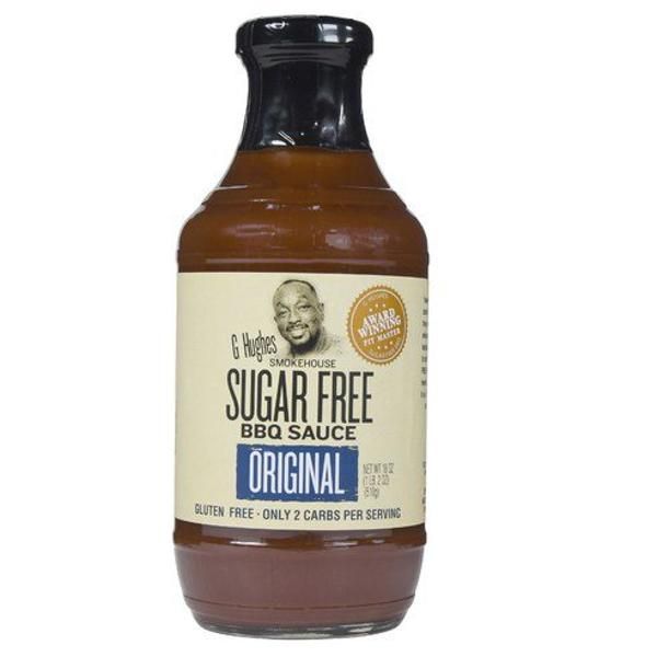 G-Hughes Smokehouse BBQ Sauce Original Sugar Free, 510g × 1ea