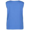 Samoon Ladies Plain V-Neck Sleeveless Sweater Vest, Blue Bonnet