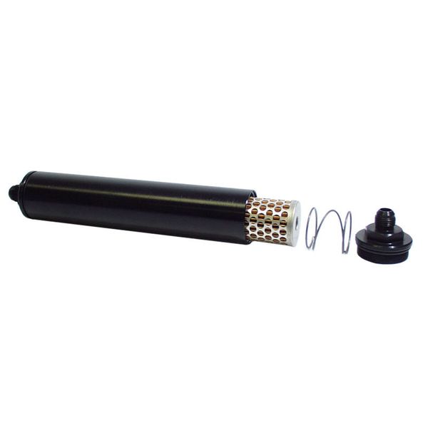 BRAND NEW INLINE FUEL FILTER,ALUMINUM,FIBER ELEMENT,-12 AN,RACING FILTER