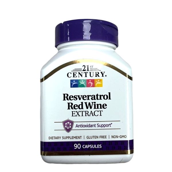 21st Century Resveratrol Red Wine Extract 90 ct Capsules^