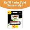 BIC Flex 4 Refillable Razors for Men, Long-Lasting 4 Blade Razors 9 Pieces