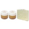 Bath & Body Works Vanilla 2 Pack Lip Scrub Bundle with a Natural Oats Sample Soap