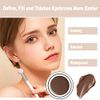 SHEEYOON Eyebrow Stamp Stencil Kit, One Step Brow Shaping Kit with Brow Pomade and 10 Easy Brow Stencils, Waterproof & Long Lasting Brow Pomade and Stencils Kit (03 Medium-Brown)