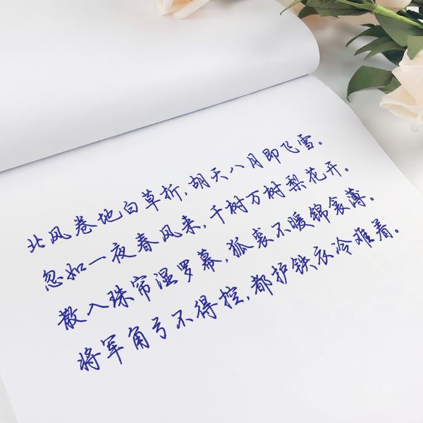 墨点字帖 特制硬笔临摹本 硬笔书法临摹练字作业本