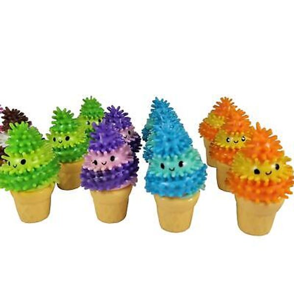 Sensory Hedgehog Ice Cream Cones Rubber Toys Lot of 16 Spikey