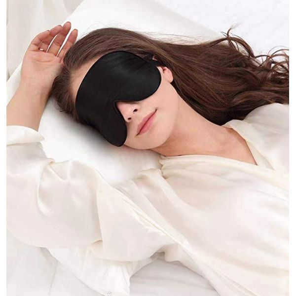 Copper Therapy Eye Mask Soft Padded Shade Cover Rest Relax Sleep-Aid Blindfold