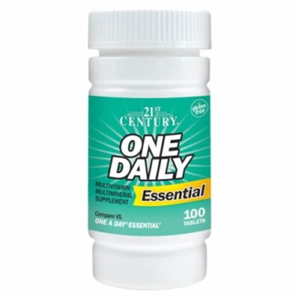 One Daily Essential  100 Tabs By 21st Century