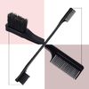 Hair Edge Brush, 2 Pcs Double Sided Control Hair Brushes, 2 in 1 Hair Edge Control Brush, Dual Ended Hair Comb Brush