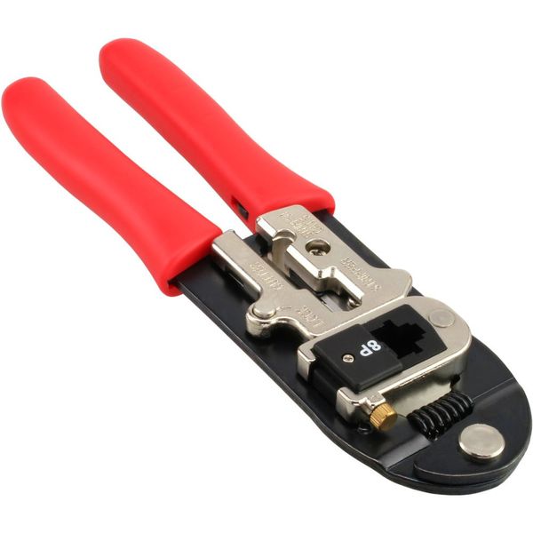 InLine® 74110 Crimping Tool Professional for RJ45 Connectors Interchangeable Modules