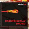 C.K 49144 Dextro VDE Slotted Screwdriver 2.5mm x 75mm