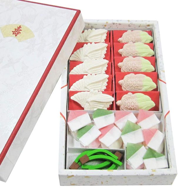 Kyoto Wasanbon Sugar Dried Sweets "Tsurugameju Set"