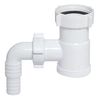Drain Waste Trap Pipe Extension Connector 1 1/2" BSP with Dishwasher Input