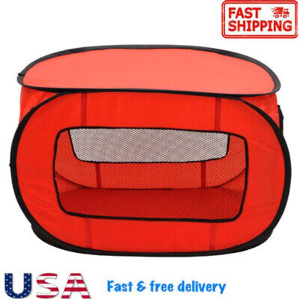 36-in Portable Large Dog Bed-Pop Up Dog Kennel Indoor Outdoor Crate for Pets