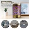 Diffuserlove Aroma Diffuser Humidifier 100 ml Metal Diffuser for Essential Oils 7 Colours Light Aromatherapy Golden