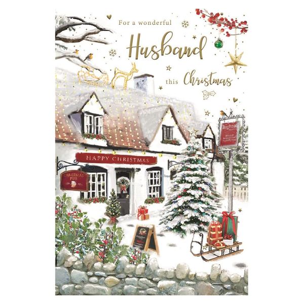 ICG Wonderful Husband This Christmas Card