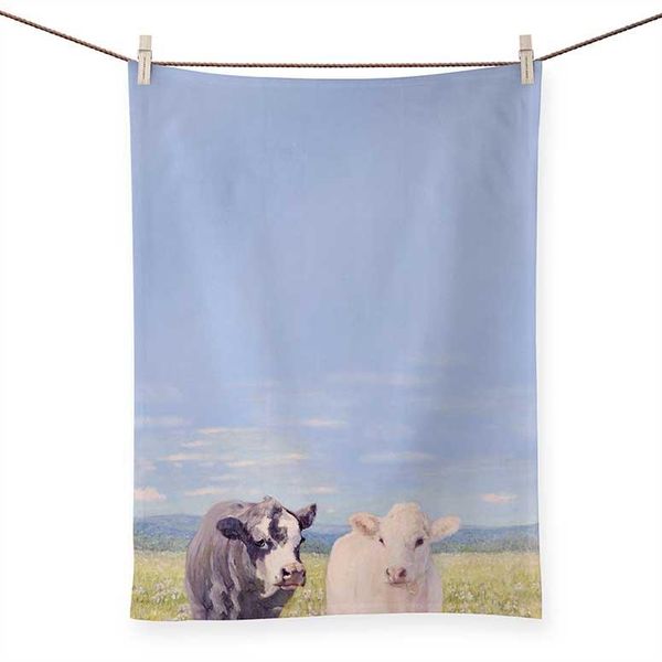 Ferdinand & Angel Tea Towel