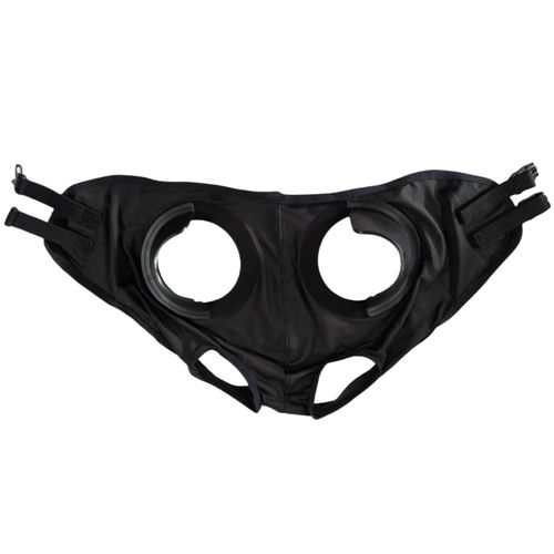 T Starlight Bright Q Adjustable Horse Fly Masks - Focus Aid for Racing & Training,Super Comfort Stretchy Equestrian Eye mask Large Eye Space with UV Protection Soft on Skin with Breathability (Black)