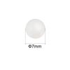 sourcing map 50pcs 7mm Nylon Solid Plastic Bearing Balls G1 Precision
