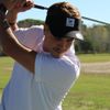 Surf Monkey High Performance Visor Men/Women - Golf/Tennis - One Size - Quick Dry, Black/White, One size