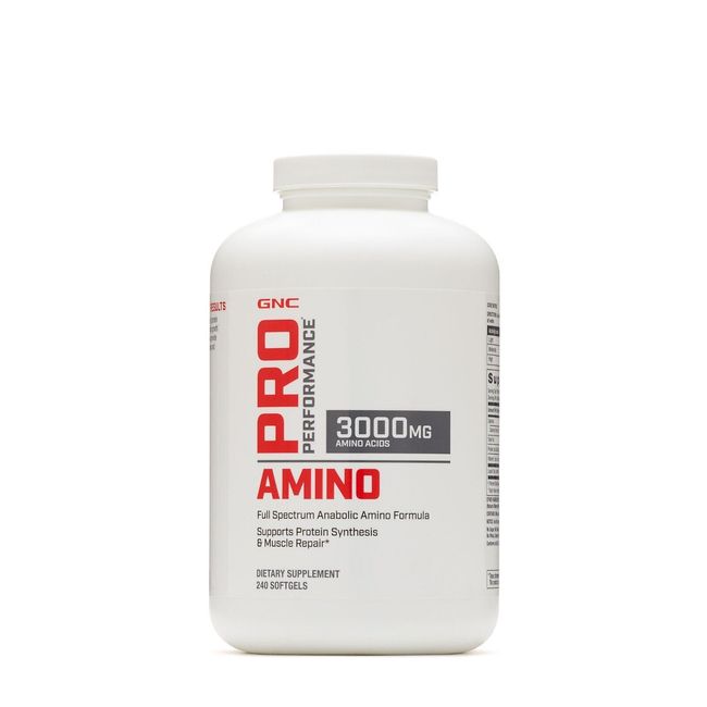 GNC Pro Performance Amino 3000mg 240 Softgels