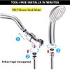 Head Holder Wall-mounted Adjustable Shower Arm Bracket Universal Handheld Shower