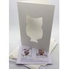 Iris Folding Card Pack OWL C5 Size Makes 4 Cards DeeCraft