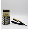 500 Perma Sharp Single Edge Razor Blades For Barbers+Classic Shavette Razor