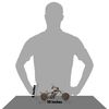 Trebisky Collectible Diecast Motorcycle Figurine Scrap Metal Art Vintage Office Home Decor Vehicles Sculpture Desk Bookshelf Birthday for Men Dad Son Him (Copper Chopper)