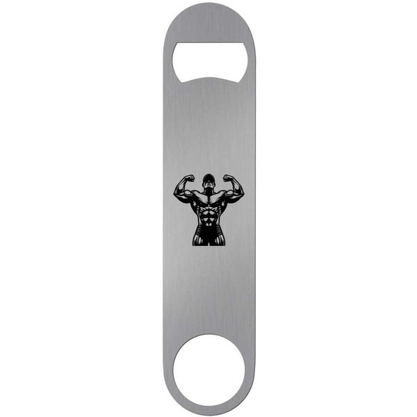 'Bodybuilder Posing' Bar Blade Bottle Opener (BR00018087)