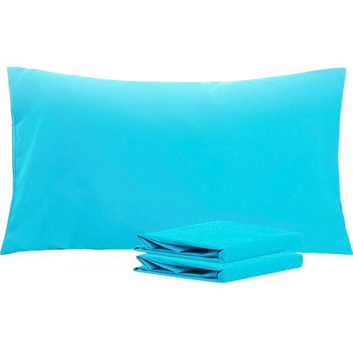 NTBAY King Pillowcase Set - 2 Pack Brushed Microfiber 20x36 Pillowcases - Soft, Wrinkle-Free, Fade-Resistant, Stain-Resistant, Blue Pillowcases with Envelope Closure - 20x36 Inches, Blue