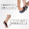 Frog Hand Cross Type, Navy, Genuine Size, Toe Training in Shoes, Medium